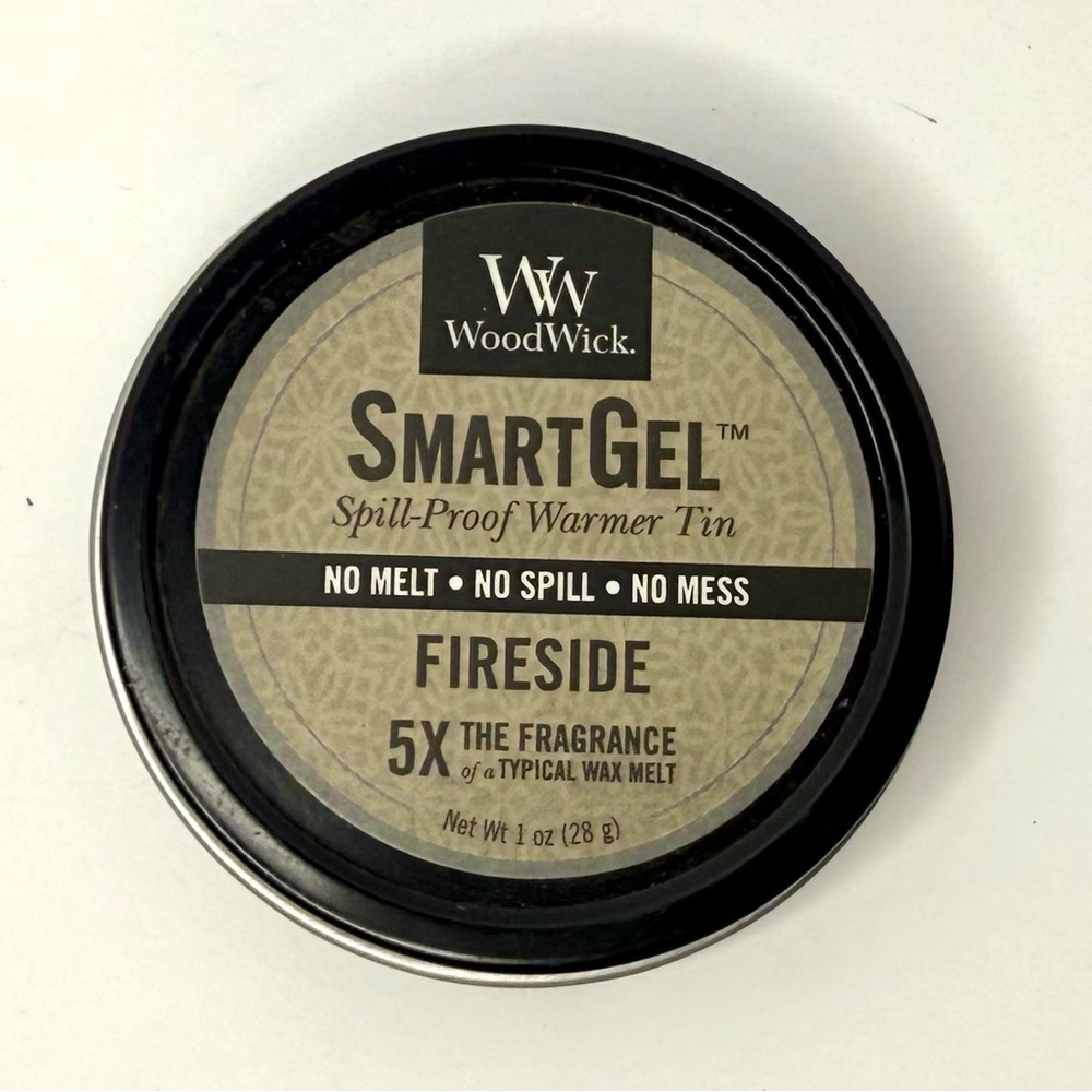 WoodWick Black SmartGel Warmer Tin - Fireside